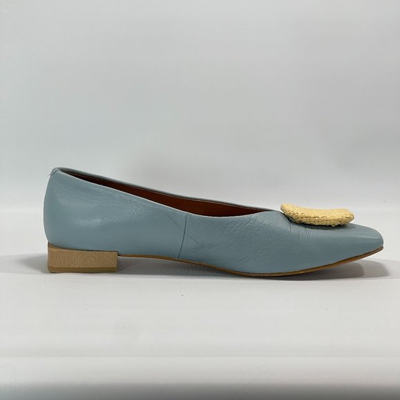 Anthro ANGEL ALARCON Ballet Flats In Blue - Picture 2 of 13